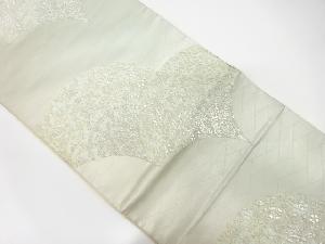 アンティーク　桧垣に華文模様織り出し袋帯(着用可)